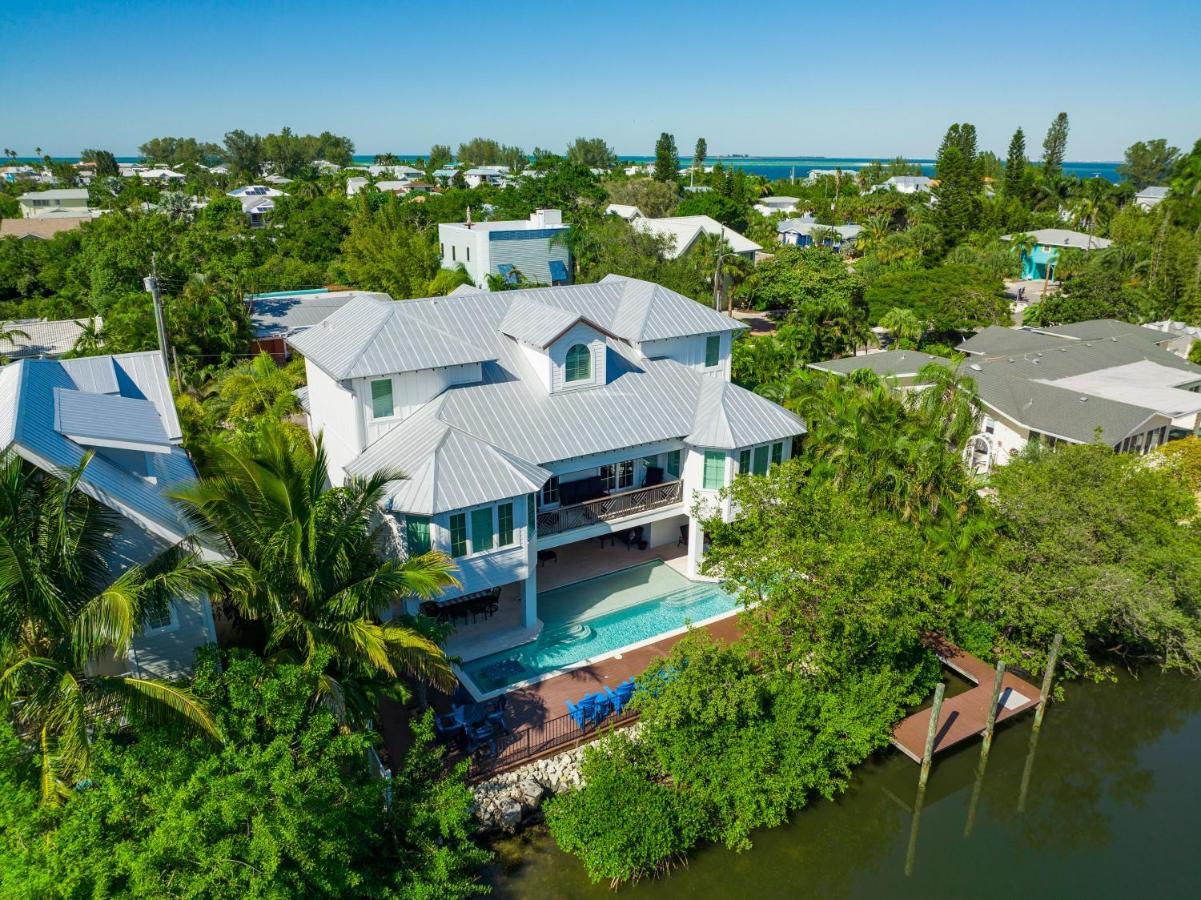 Tern Key - New Luxury Canal Front Home With Pool Spa Dock Close To Bean Point Pine Ave Anna Maria Eksteriør bilde