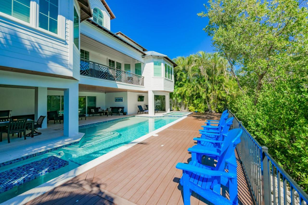 Tern Key - New Luxury Canal Front Home With Pool Spa Dock Close To Bean Point Pine Ave Anna Maria Eksteriør bilde